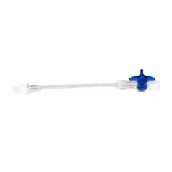 Discofix C Driewegkraan blauw - B.Braun Driewegkraan, blauw, met verbindingspijp 10 cm | 200 Stück